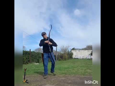 Barebow Argentina tirando a 50m/Shooting at 50m