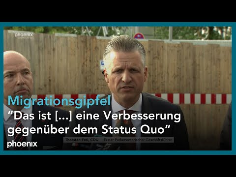 Thorsten Frei (CDU) nach Migrationsgipfel mit Bundesregierung und Ländern | 10.09.24