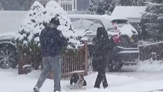 Bitter cold and snow creates dangerous conditions | NBC New York
