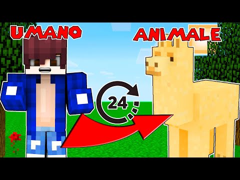 MI HANNO TRASFORMATO IN UN ANIMALE PER 24 ORE SU MINECRAFT!?