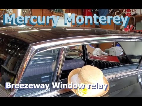 1963 Mercury Monterey Breezeway window relay replacement.
