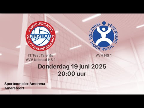 AVV Keistad HS 1 - VV Harderwijk HS 1, Oefenwedstrijd