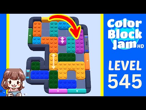 Color Block Jam Level 545 Solution Walkthrough