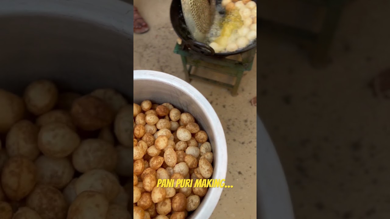 Pani puri (Water balls) #food #panipuri #waterball #indian