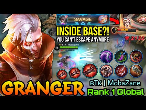 Granger SAVAGE! You Can't Escape from my Death Sonata! - Top 1 Global Granger by ʙTᴋ | MobaZane - ML