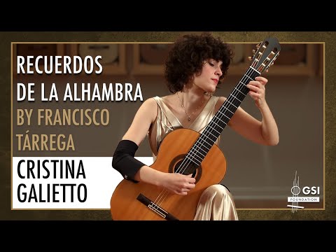 Cristina Galietto performs Francisco Tarrega's "Recuerdos de la Alhambra" on a 1990 Matthias Dammann