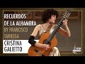 Cristina Galietto performs Francisco Tarrega's "Recuerdos de la Alhambra" on a 1990 Matthias Dammann