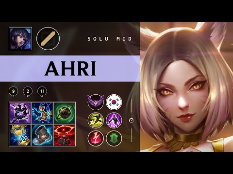Ahri Mid vs Irelia - KR Master Patch 25.23