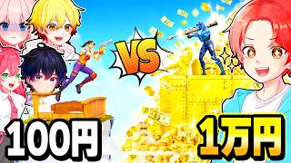 ベッドウォーズで『ルーレット』で当たったランダムな”課金額”を使って戦ったら面白すぎたｗｗｗ【フォートナイト】