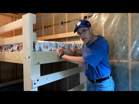 DIY Building Bunk Beds...DIY Cabin...Episode 60