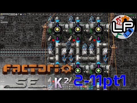S2-E11 pt1 - Telescopic - Laurence Plays Factorio: Space Exploration 0.6 + Krastorio²