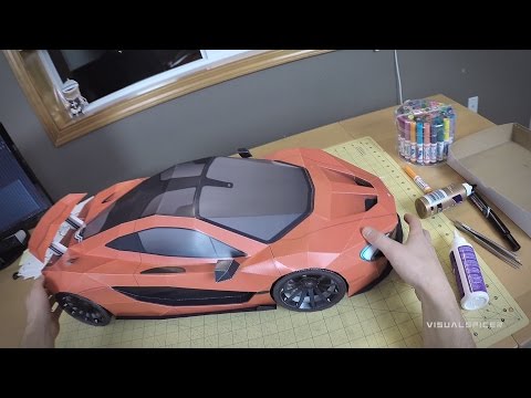 Construye tu McLaren P1 de papel