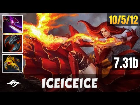 [DOTA] SECRET.Iceiceice play [Lina] PRO Offlane vs NGXSEA | 7.31b | Dota 2 Pro Gameplay