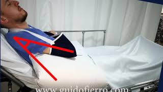 2 Posición para dormir después de cirugía de hombro