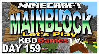 Minecraft - MainBlock Day 159 - Building an Underwater Glass Tunnel