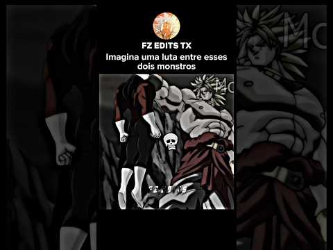 IMAGINA UMA LUTA ENTRE ESSES DOIS MONSTROS 💀🔥 #dbz #broly #jiren #viral