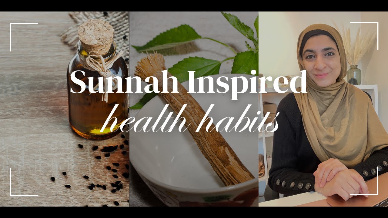 Sunnah impressed effectively being habits : shaded seed, oral hygiene, sound asleep location 