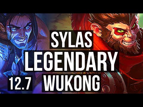 SYLAS vs WUKONG (MID) | 23/1/3, 13 solo kills, Legendary, Quadra, 300+ games | BR Challenger | 12.7