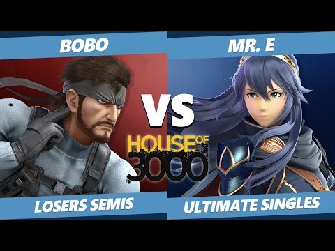 Xeno 203 Losers Semis - Bobo (Snake) Vs. Mr. E (Lucina) Smash Ultimate - SSBU