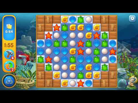 Fishdom level 122 Gameplay (iOS Android)