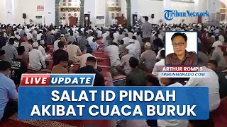 Salat Idulfitri di Manado Terhalang Cuaca Buruk, dari Lapangan Tikala Akhirnya Pindah ke Masjid