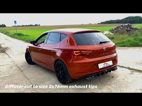 Seat Leon fr 1.4 Full RVS exhaust (catback) and air intake🇧🇪