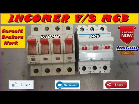 Difference Between Isolator v/s MCB ! Circuit Breakers in Hindi Urdu ! By Instant Solution Video