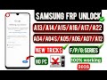 SA13 A14 A15 A16 A17 A04 A04s A05 FRP Bypass Samsung FRP Unlock All Models Without PC New Method