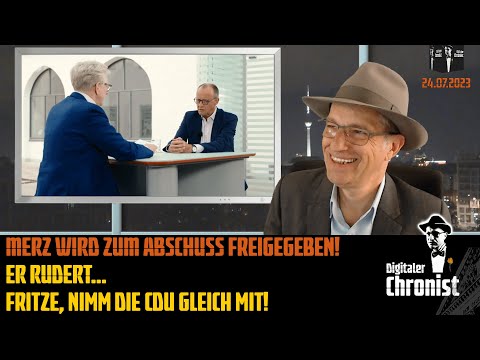 Merz wird zum Abschuss freigegeben! Er rudert...   Fritze, nimm die CDU gleich mit!