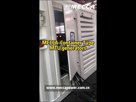 MECCA POWER Container Type 1000kW MTU Diesel Generator with the Cutting-Edge ComAp IG1000 Controller