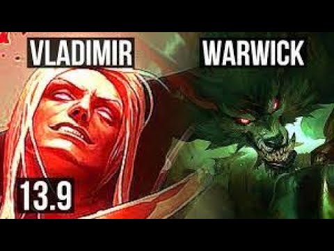 LoL 2vs2 mode INSANE!! Warwick and Vladimir build