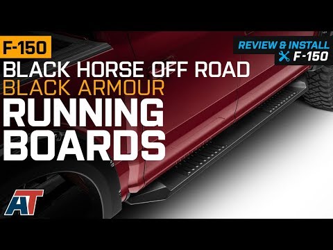 2015-2018 F150 Black Horse Off Road Black Armour Running Boards Review & Install