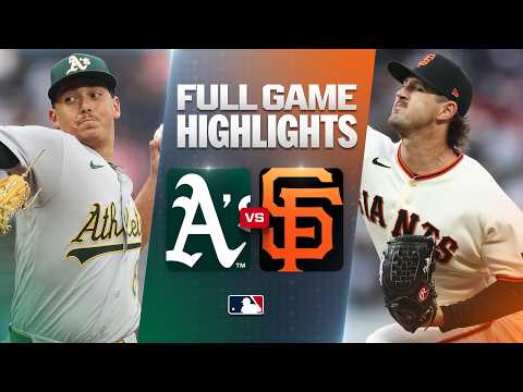 [WINTV] 6월25일 오클랜드 샌프란시스코 MLB 하이라이트