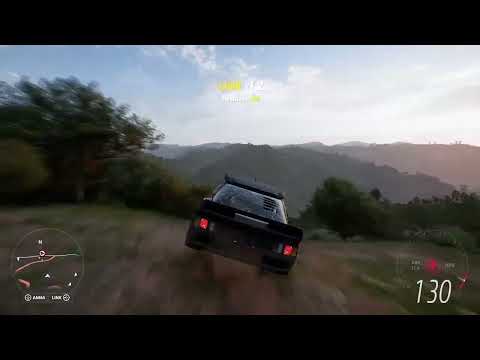 Hoonigan Ford RS200 Evolution 1986 / Catching some air in the Rally Monster! GamePlay!