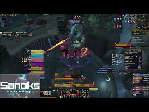 +20 Shrine of the Storm - Sanguine Quaking Fortified Awakened - Protection Warrior