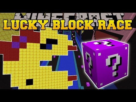 Minecraft: EPIC PACMAN LUCKY BLOCK RACE - Lucky Block Mod - Modded Mini-Game