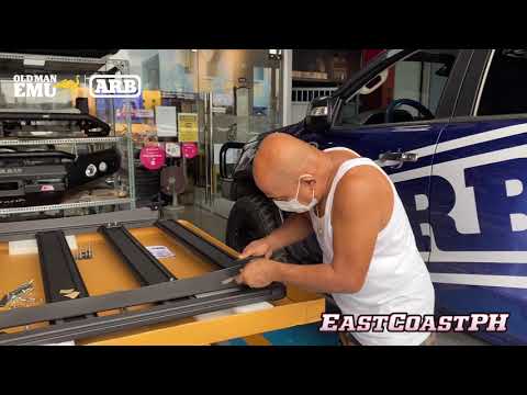 East Coast PH | ARB BASE RACK & ARB LEG KIT unboxing & installation on a Ford Ranger