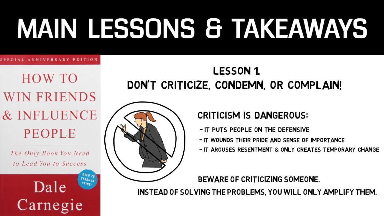 How to WIN FRIENDS and INFLUENCE PEOPLE by Dale Carnegie | TOP 9 LESSONS | Animated Summary