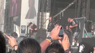 bloodshed , soul fly live @ hellfest 2014