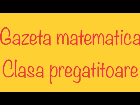 Gazeta matematica noiembrie 2021 - clasa pregatitoare, part 1