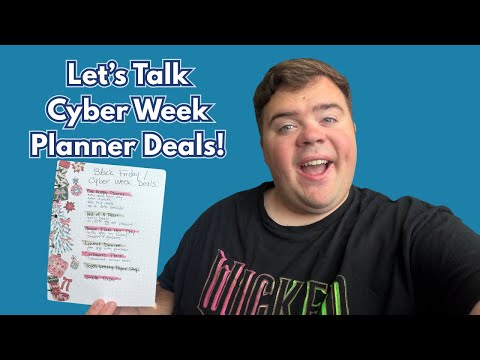 Cyber Week Planner Deals 2025 | Sales Roundup + Planner Cheat Sheet Setup