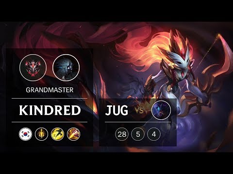 Kindred Jungle vs Rek'Sai - KR Grandmaster Patch 9.5