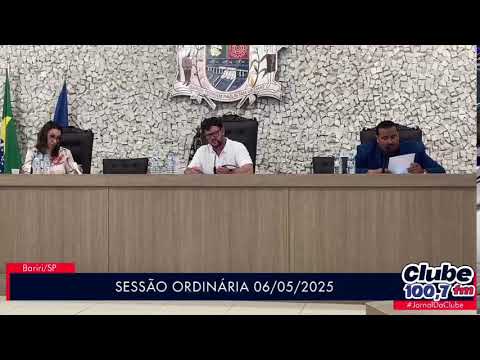 ACOMPANHE A SESSÃO CAMARÁRIA - 05/05/2025 (Pt 1)