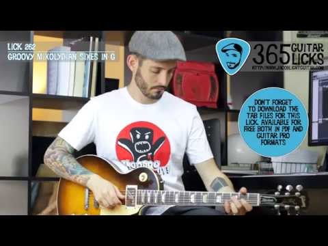Lick 262/365 - Groovy Mixolydian Sixes in G | 365 Guitar Licks Project