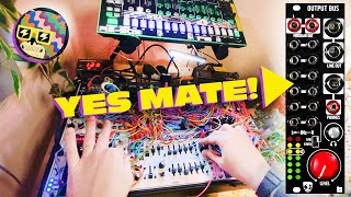 Video thumbnail for A 5 MIN MODULAR RAVE using the Divkid Output Bus. by mylarmelodies