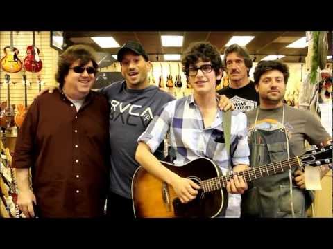 Matt Bennett and Dan Schneider at Norman's Rare Guitars