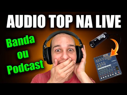 Como captar audio para live | Banda ou Podcast para transmissão no celular