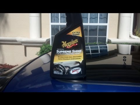 Meguiars Supreme Shine Hi Gloss Protectant review test results on my 2001 Honda Prelude