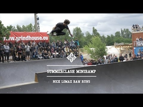 Nick Lomax Raw Runs @ Summerclash 2014 Miniramp Contest