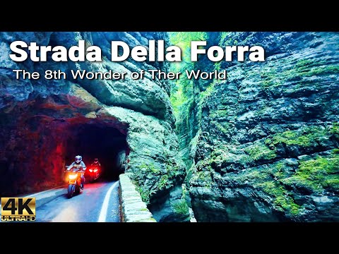 Explore Strada della Forra in 4K | Italy’s Legendary Cliffside Road